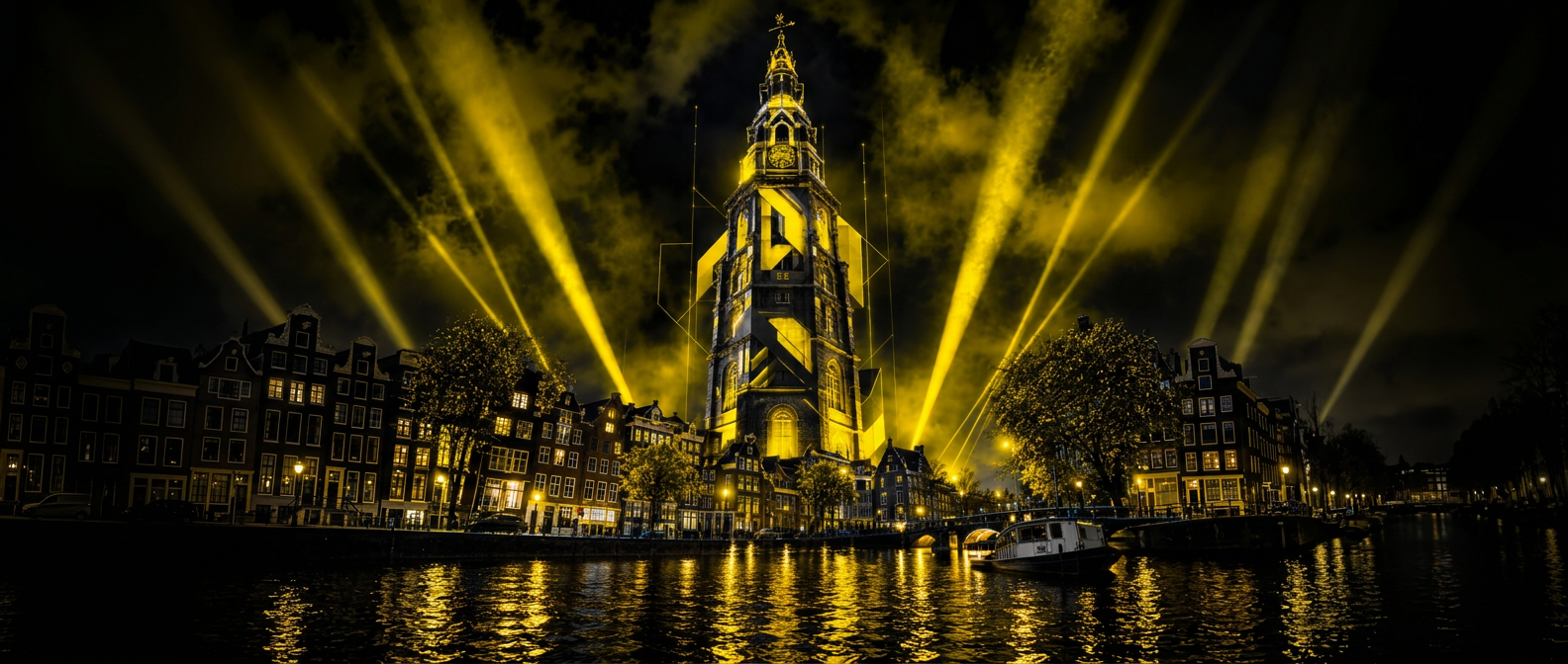 Higher Recordings Sampler 2026 — Amsterdam canal night artwork